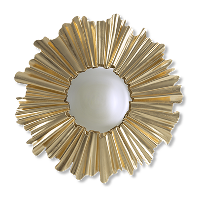 Christopher Guy Round Oval Ruffle